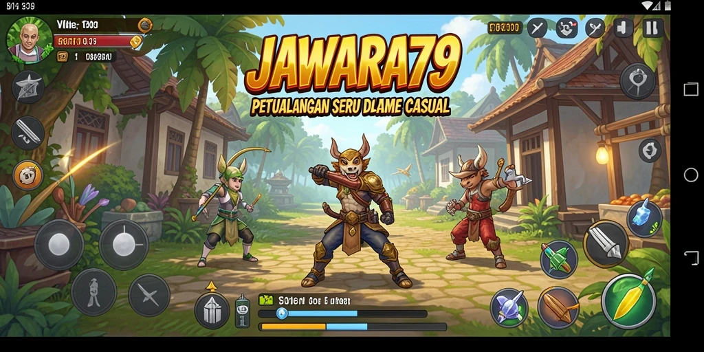 Tampilan menarik dari gameplay JAWARA79 yang menyenangkan.