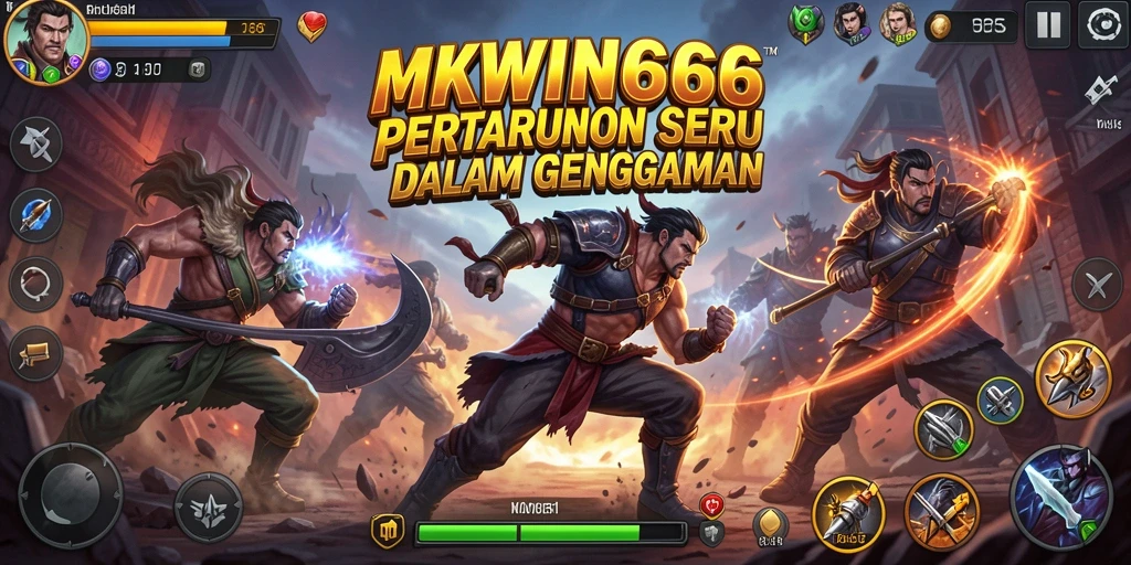 Gameplay seru dari MKWIN666 menunjukkan aksi pertarungan yang mendebarkan.