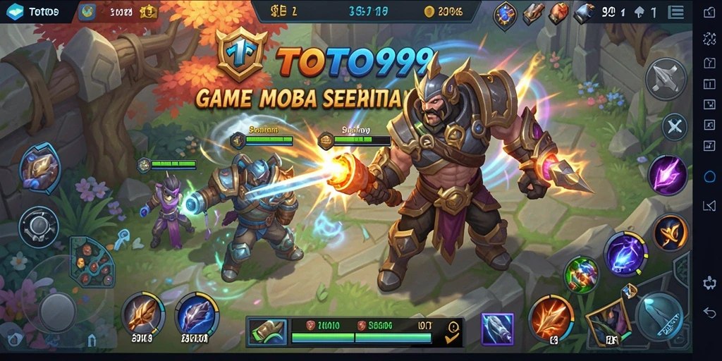 Gameplay seru TOTO99 dengan karakter unik dalam pertempuran.